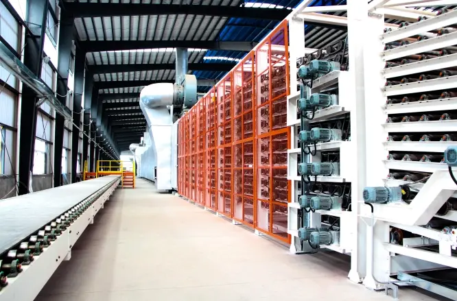 automatic production line for gypsum board